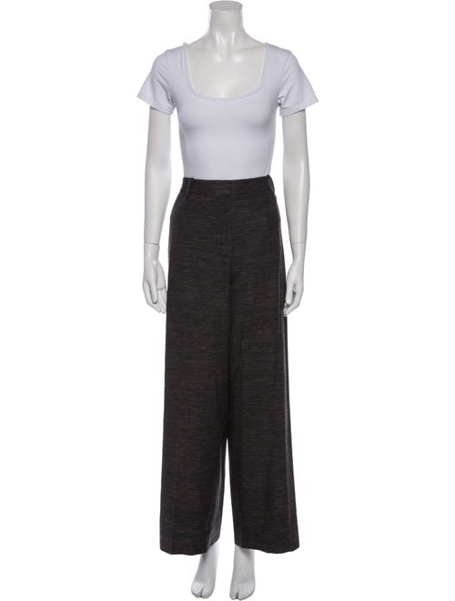 Lafayette 148 Virgin Wool Striped Pantsuit