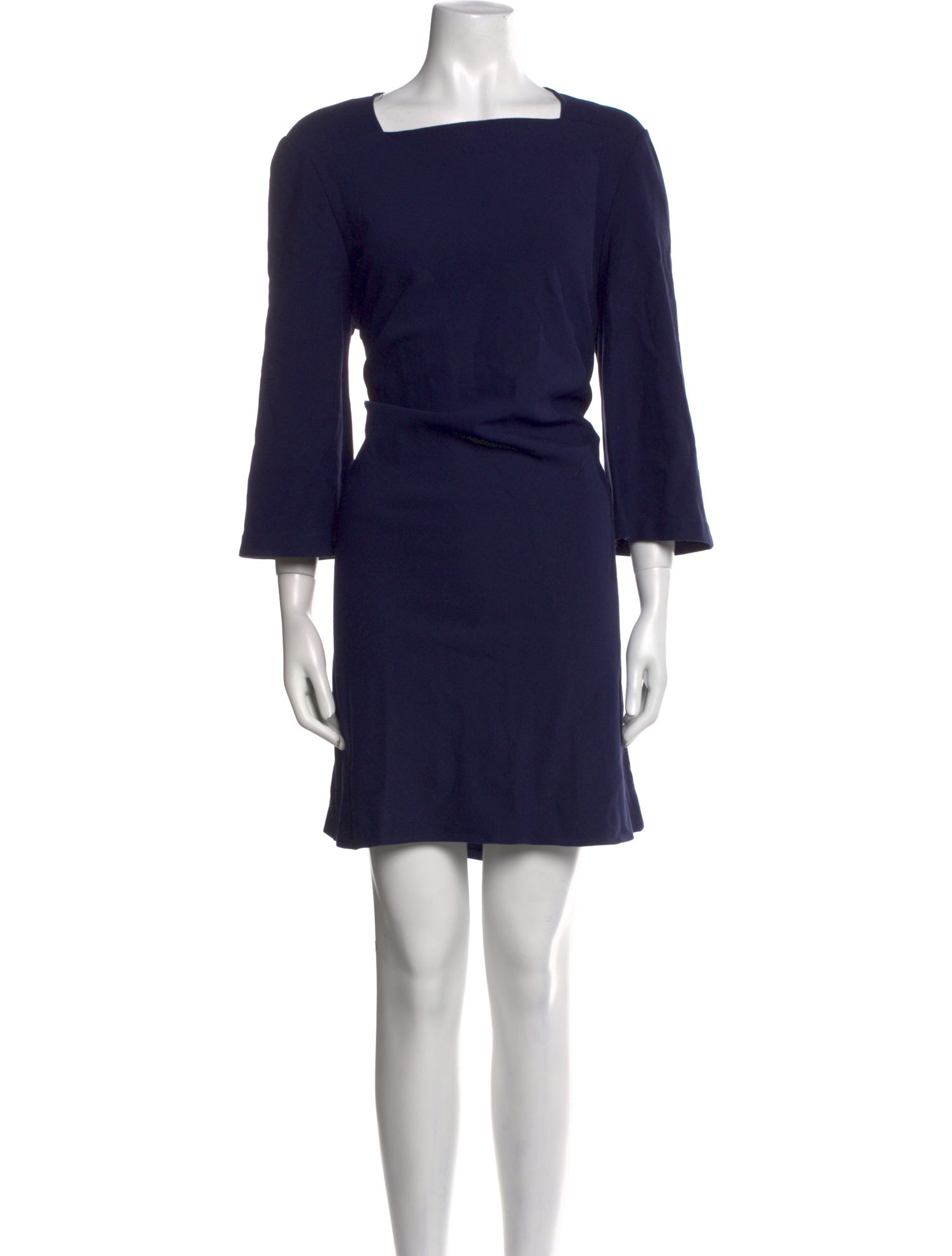 Lafayette 148 Square Neckline Mini Dress