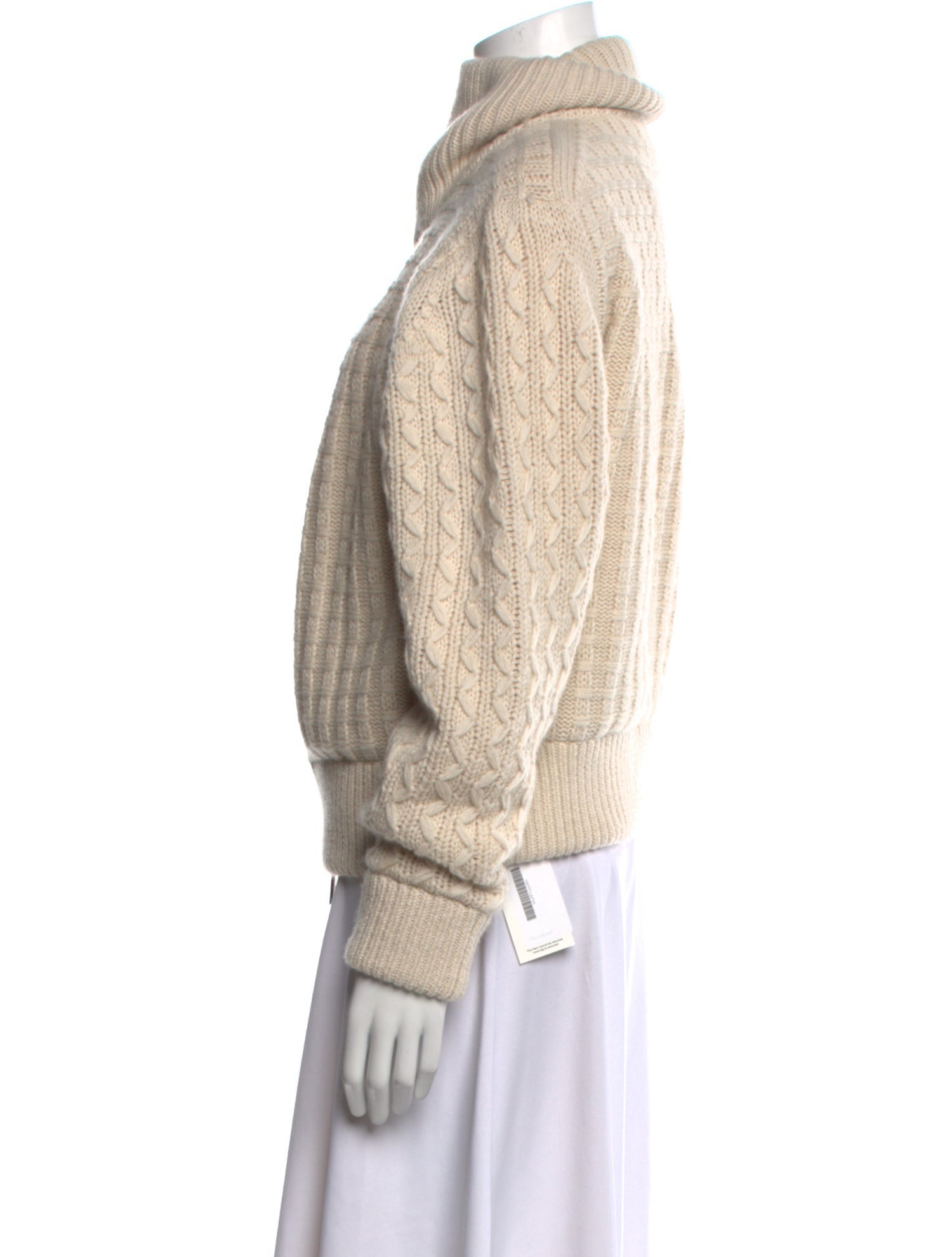 Lafayette 148 Cashmere Mock Neck Sweater