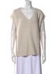 Lafayette 148 Silk V-Neck Sweater