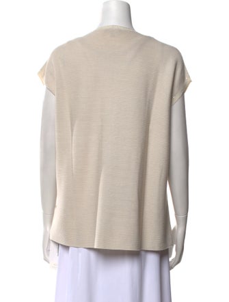 Lafayette 148 Silk V-Neck Sweater