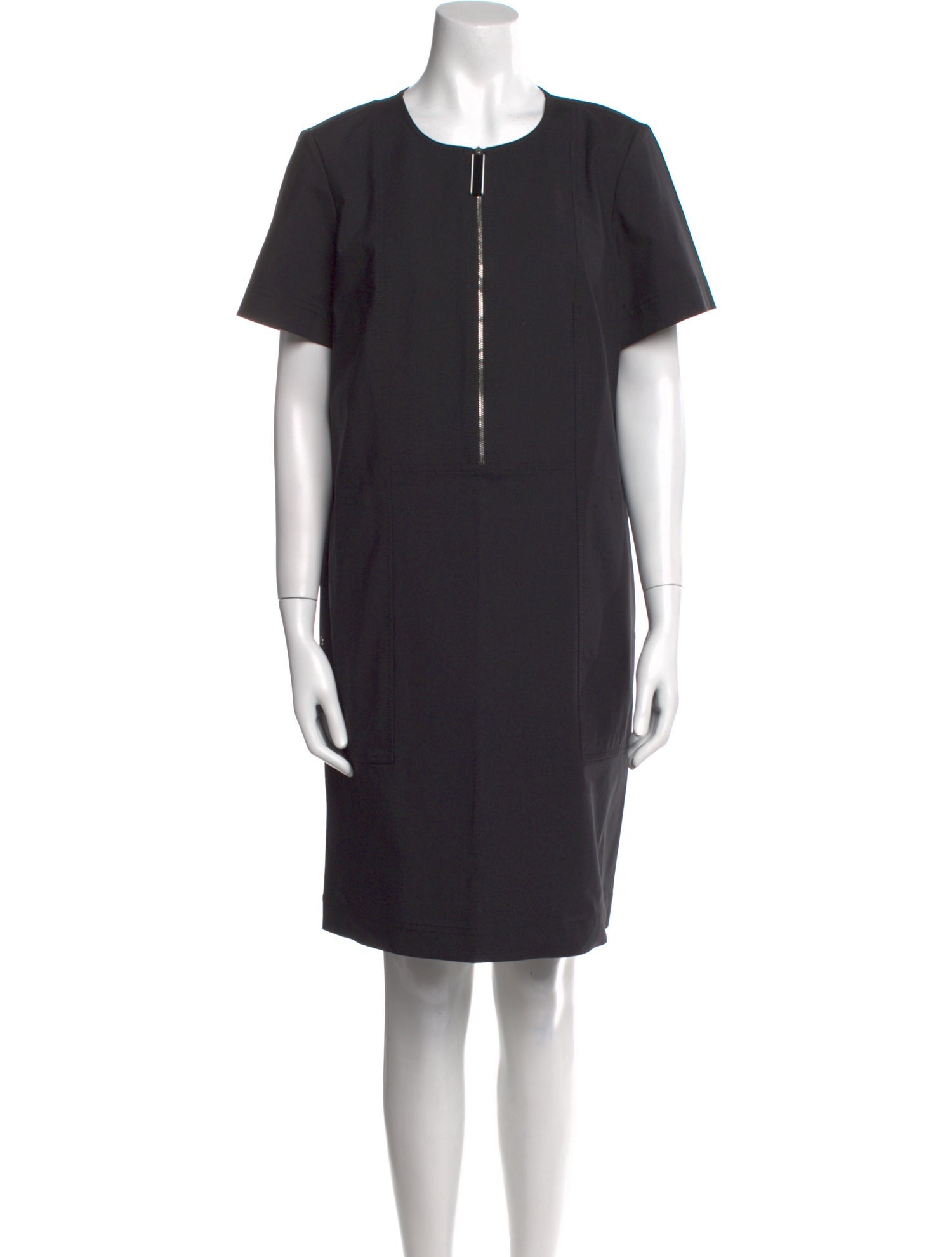 Lafayette 148 Crew Neck Knee-Length Dress