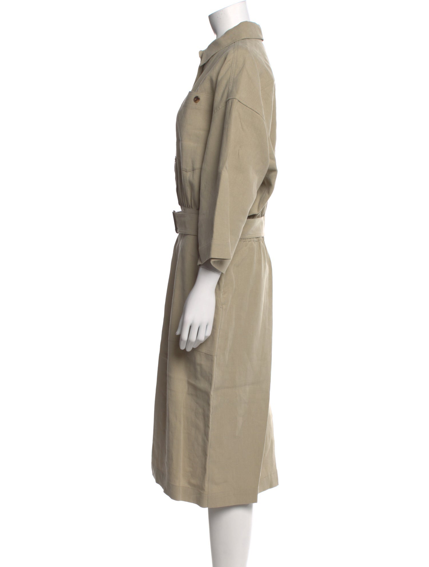 Lafayette 148 Linen Midi Length Dress