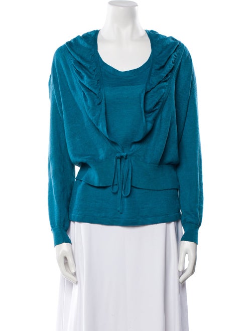 Lafayette 148 Linen Embroidered Accent Set