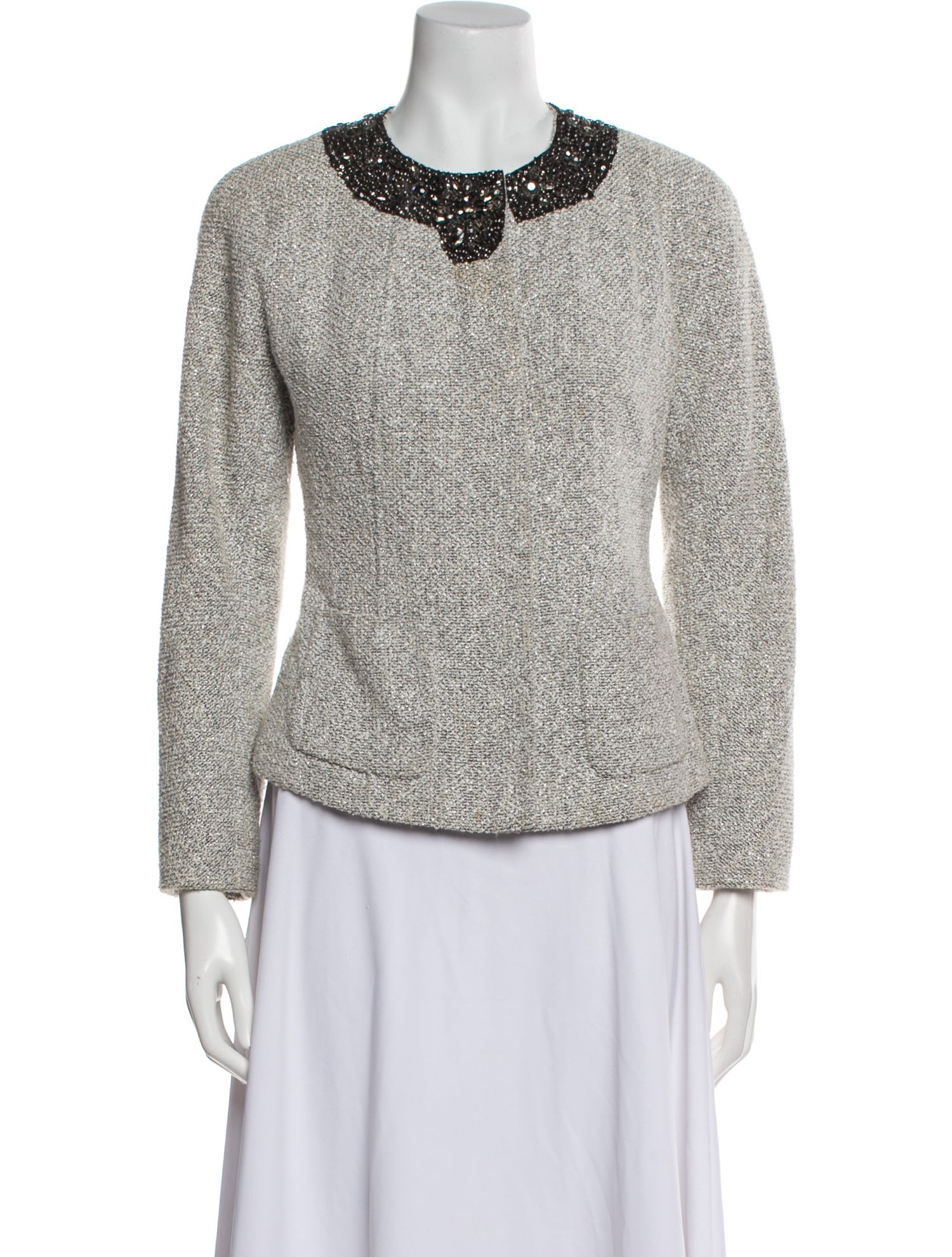 Lafayette 148 Tweed Pattern Jacket