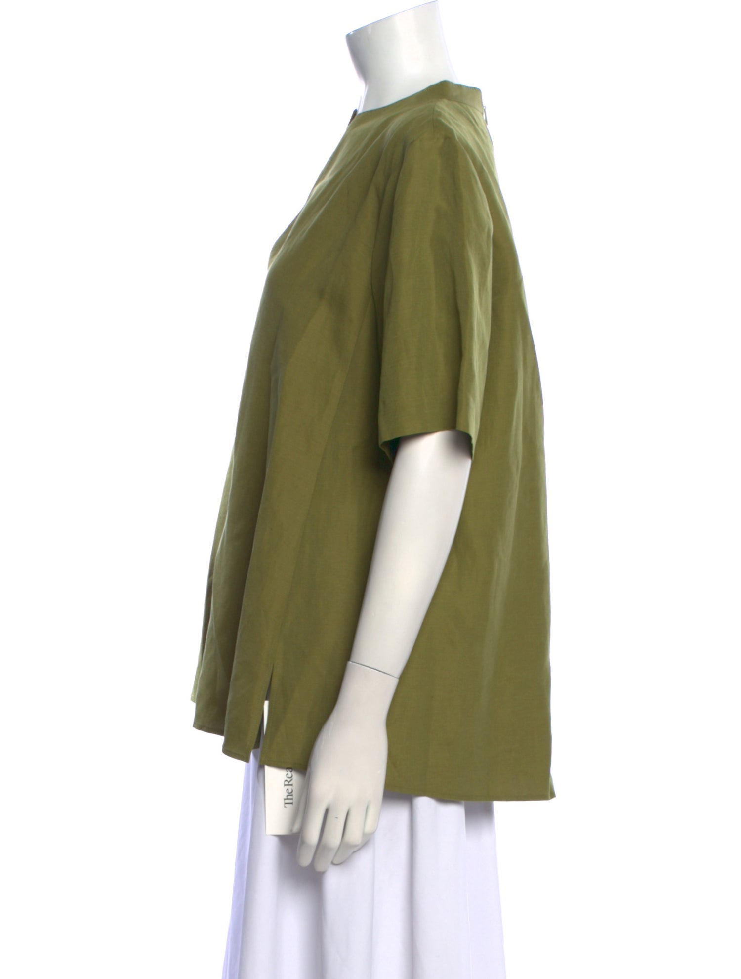 Lafayette 148 Silk V-Neck Blouse w/ Tags