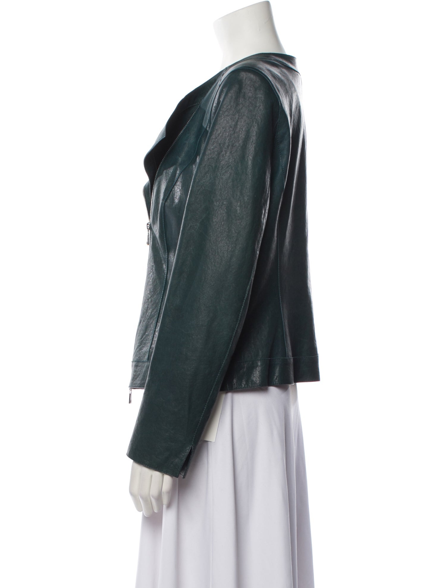 Lafayette 148 Leather Biker Jacket