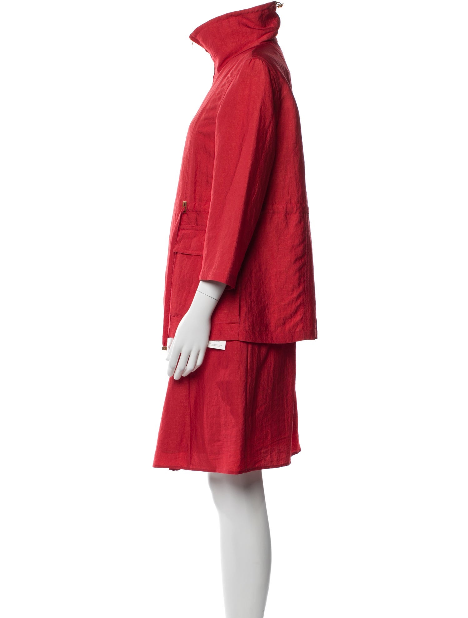 Lafayette 148 Pleated Accents Dress Set