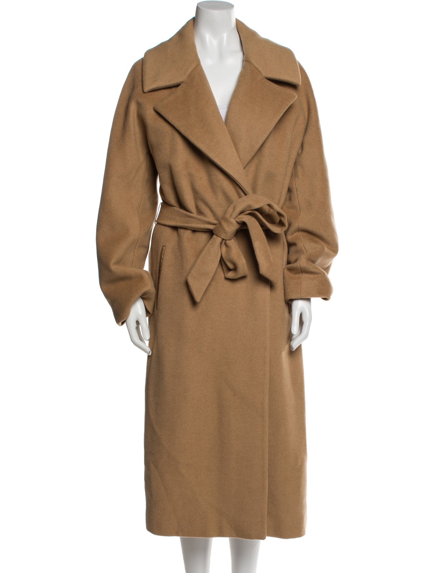 Lafayette 148 Camel Hair Trench Coat