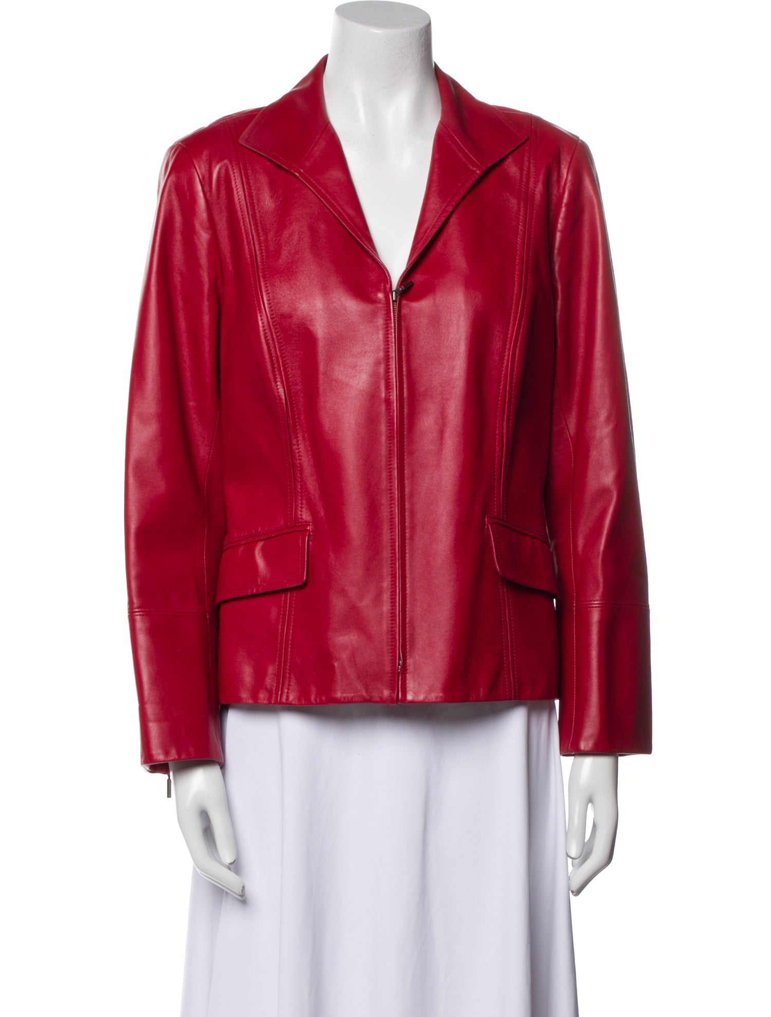 Lafayette 148 Leather Blazer