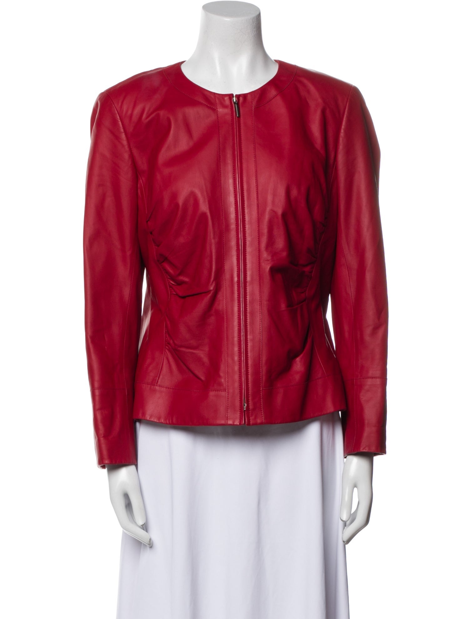 Lafayette 148 Leather Evening Jacket