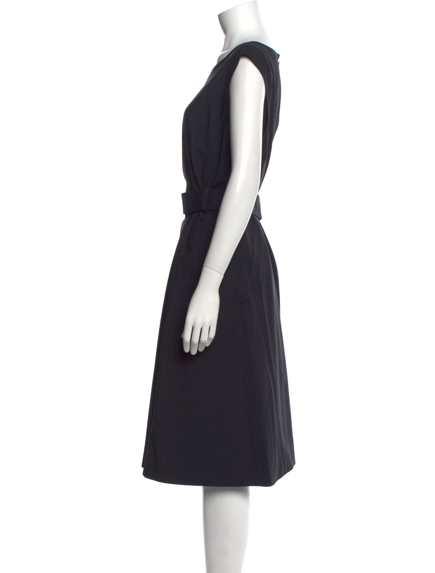 Lafayette 148 Bateau Neckline Midi Length Dress