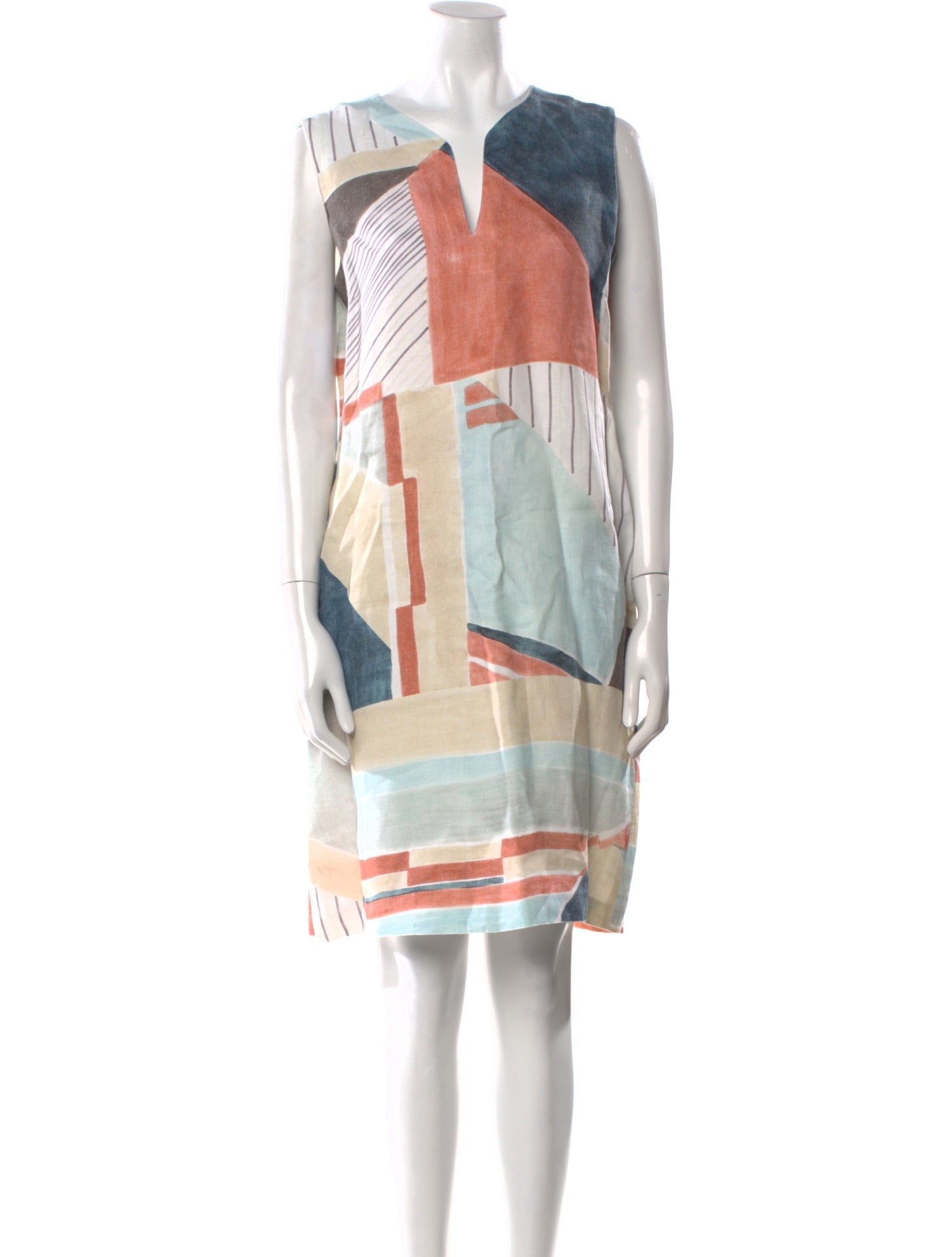 Lafayette 148 Linen Knee-Length Dress