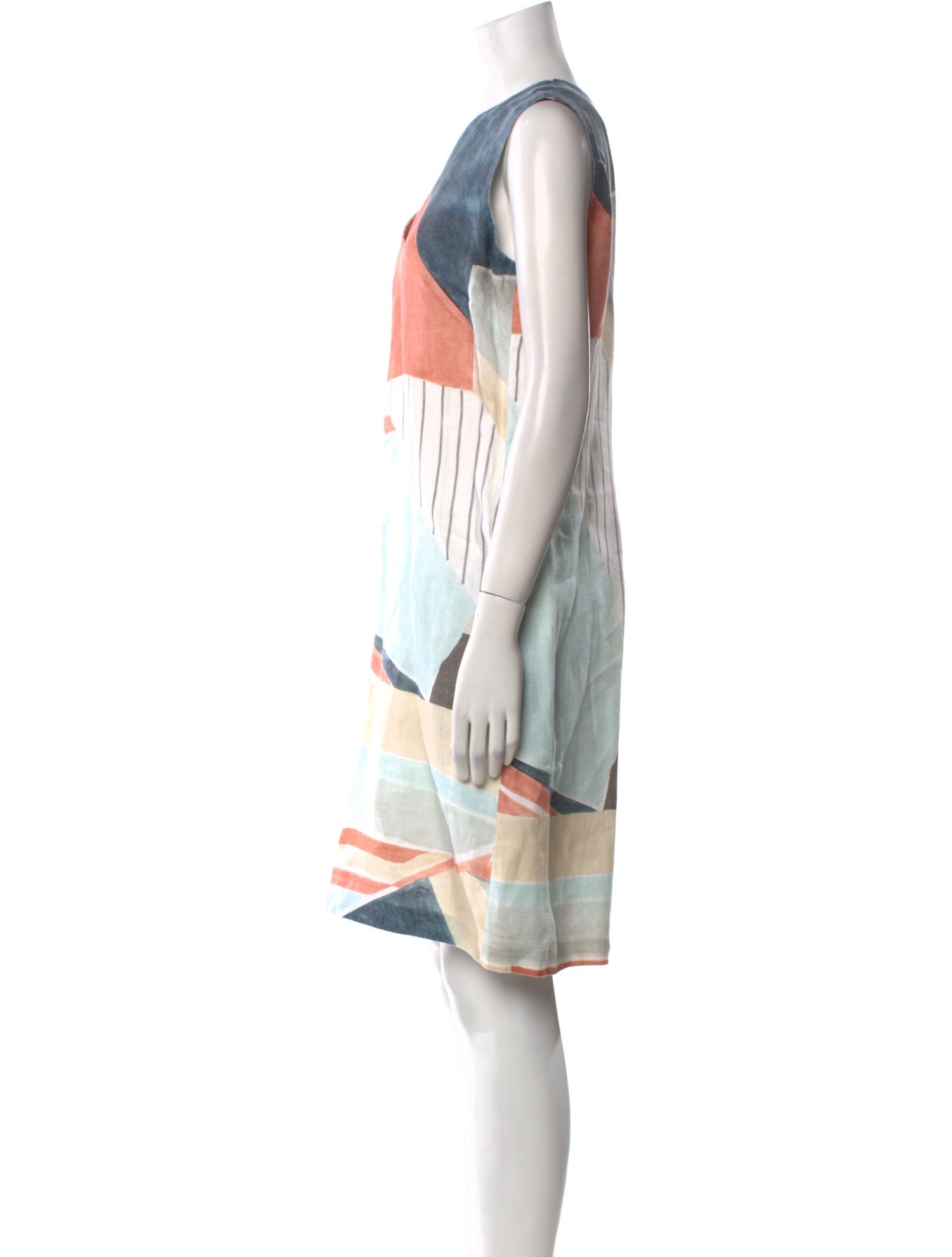 Lafayette 148 Linen Knee-Length Dress