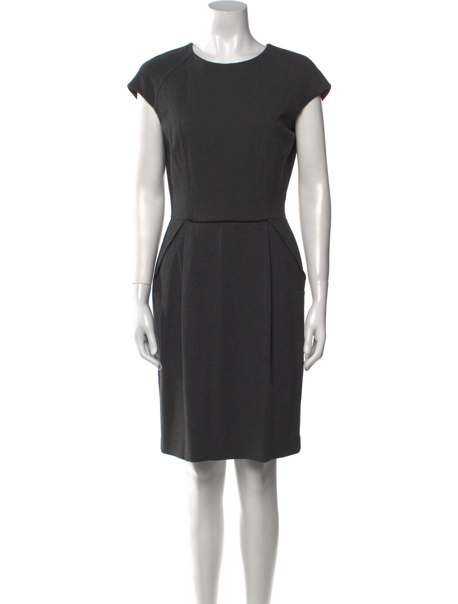 Lafayette 148 Crew Neck Knee-Length Dress