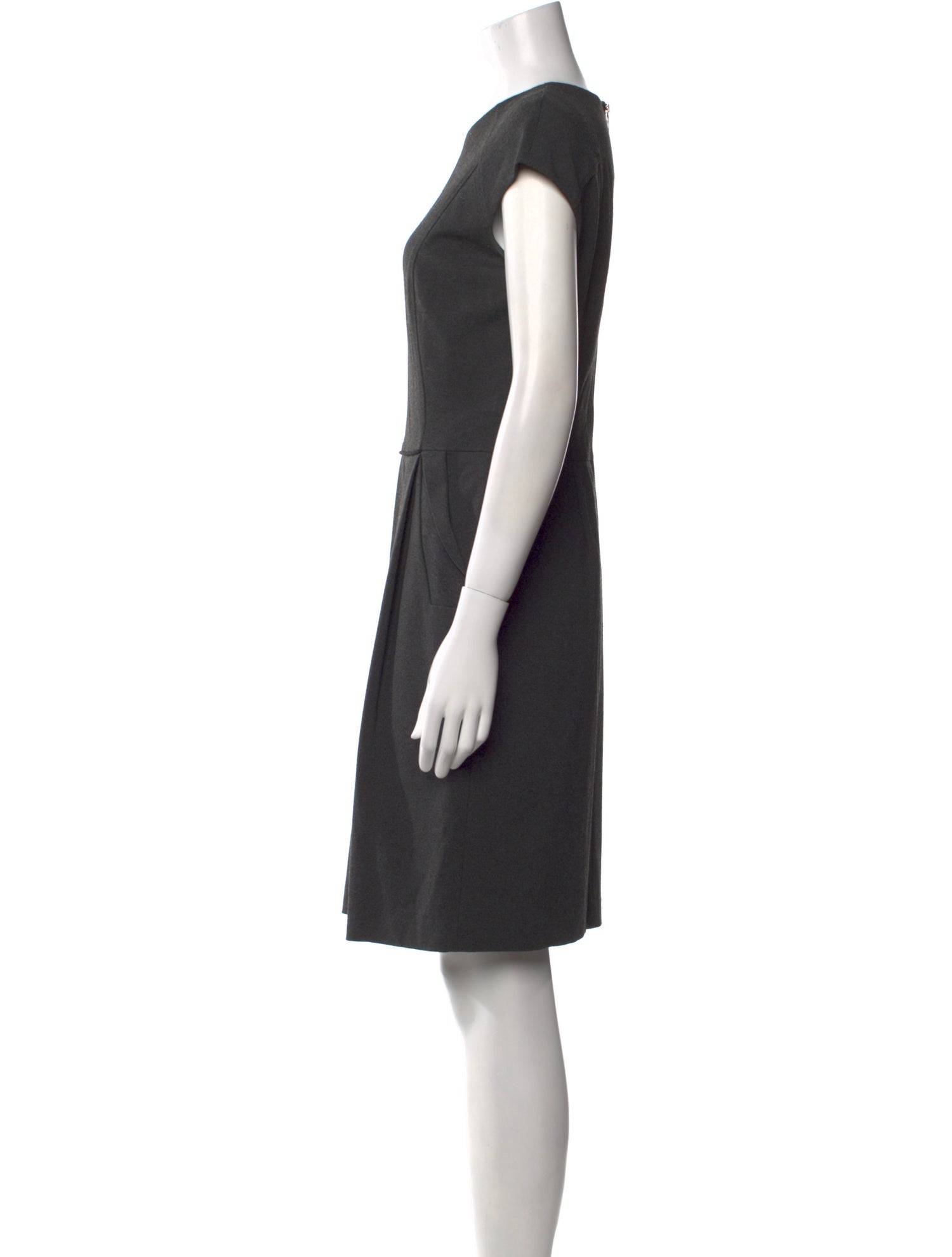 Lafayette 148 Crew Neck Knee-Length Dress
