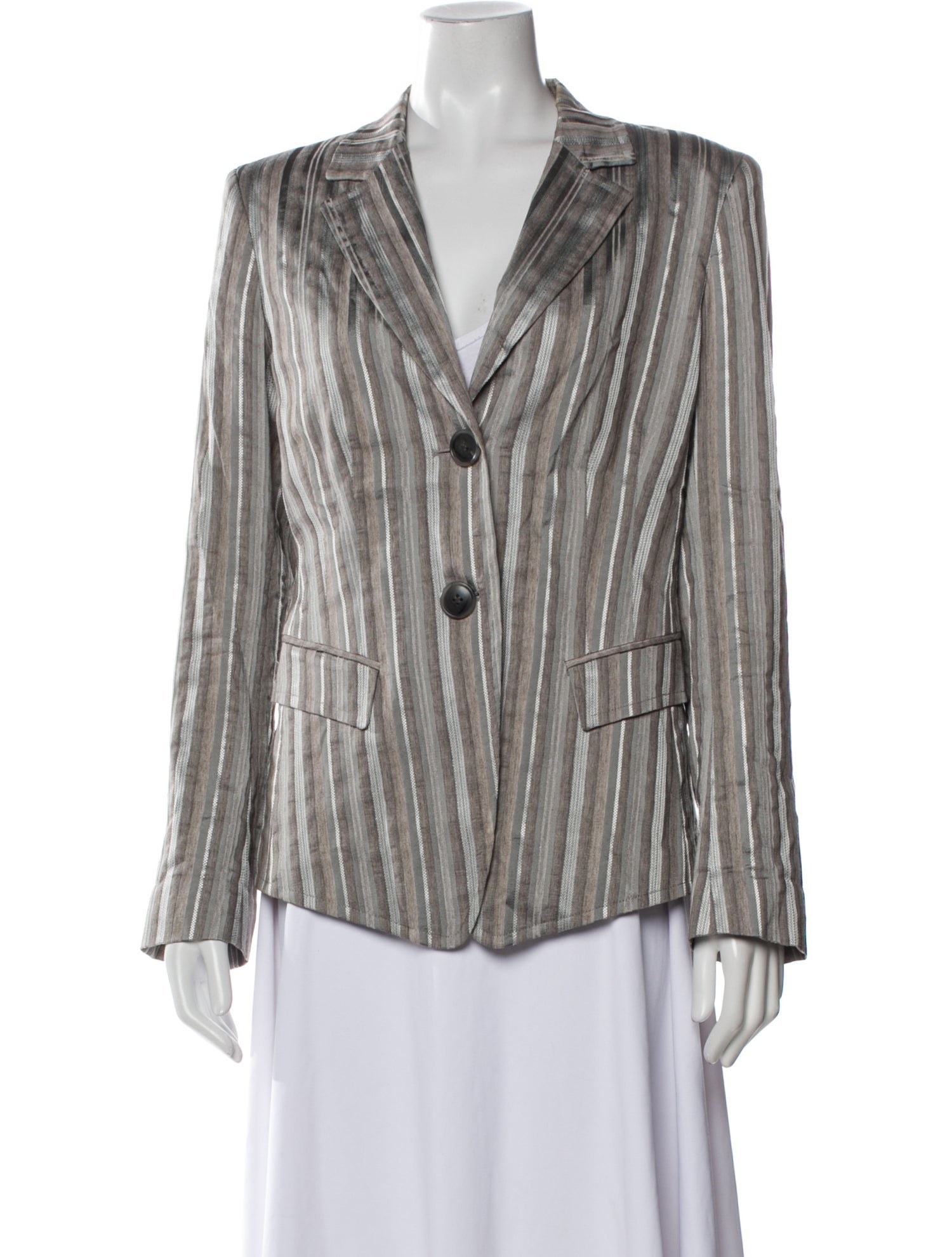 Lafayette 148 Striped Blazer