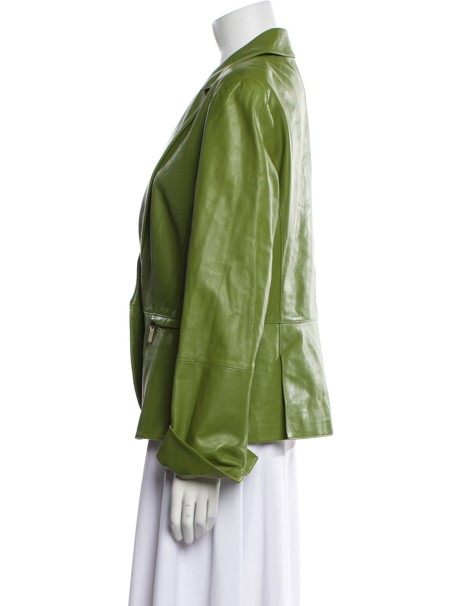 Lafayette 148 Leather Blazer