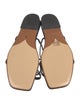 Lafayette 148 Suede Printed T-Strap Sandals