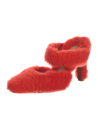 Lafayette 148 Shearling Mules