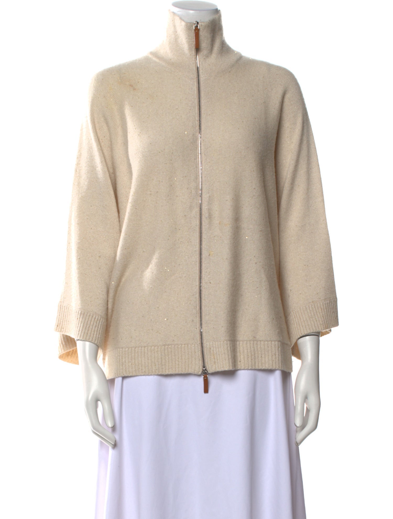 Lafayette 148 Cashmere Mock Neck Sweater