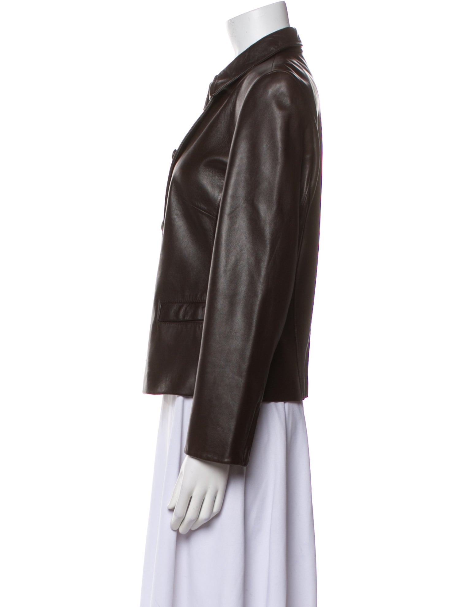 Lafayette 148 Leather Biker Jacket