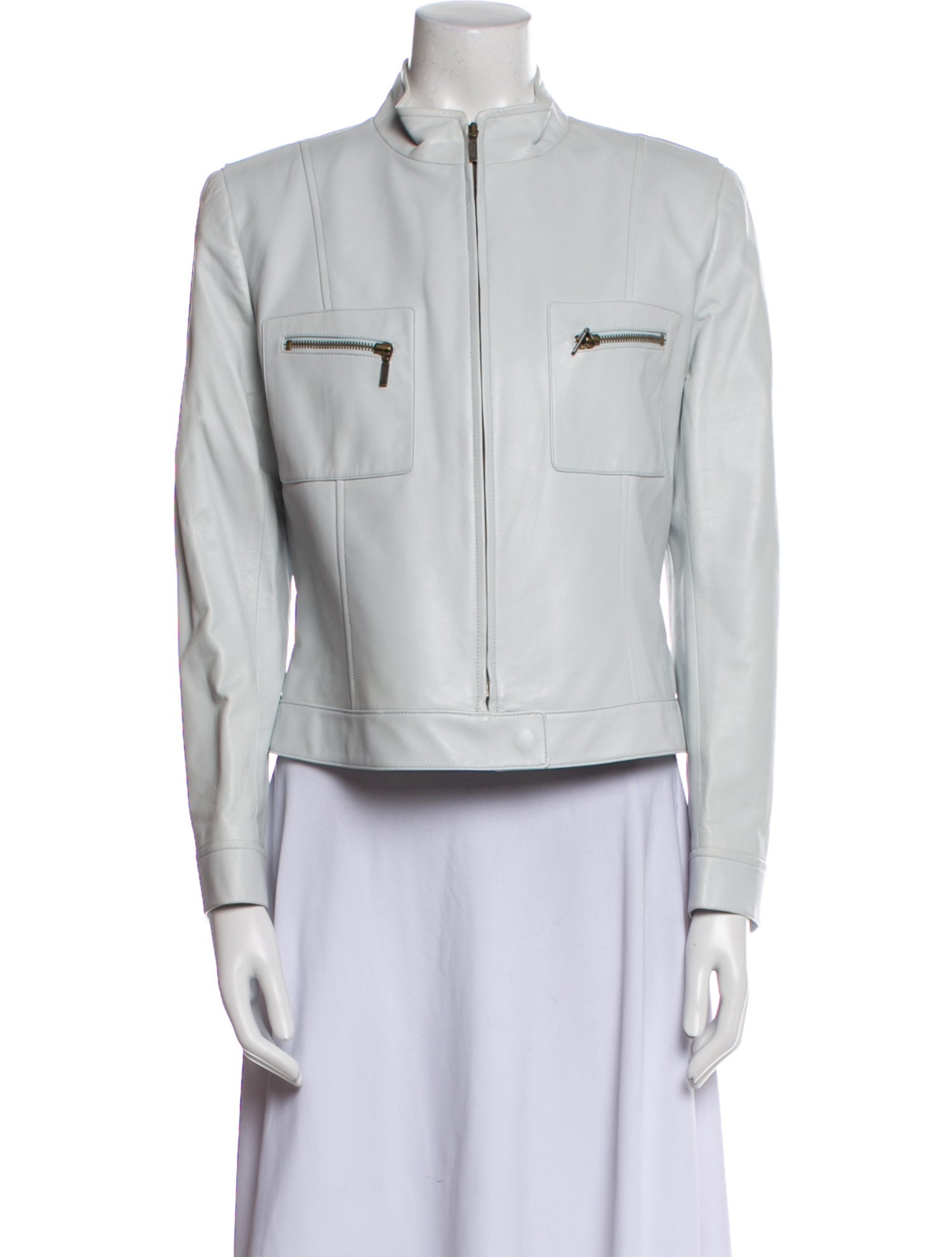 Lafayette 148 Leather Biker Jacket