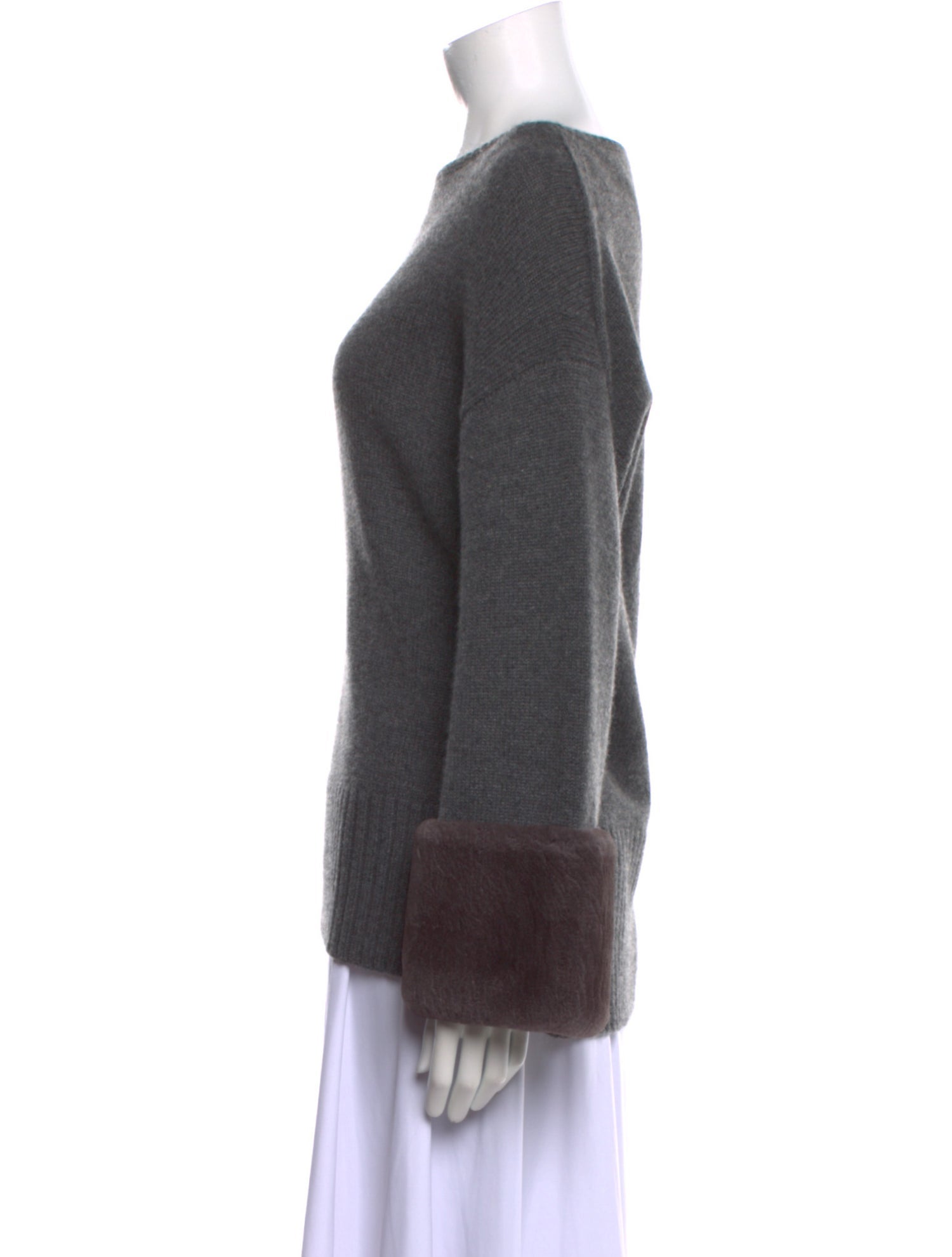 Lafayette 148 Cashmere Scoop Neck Sweater