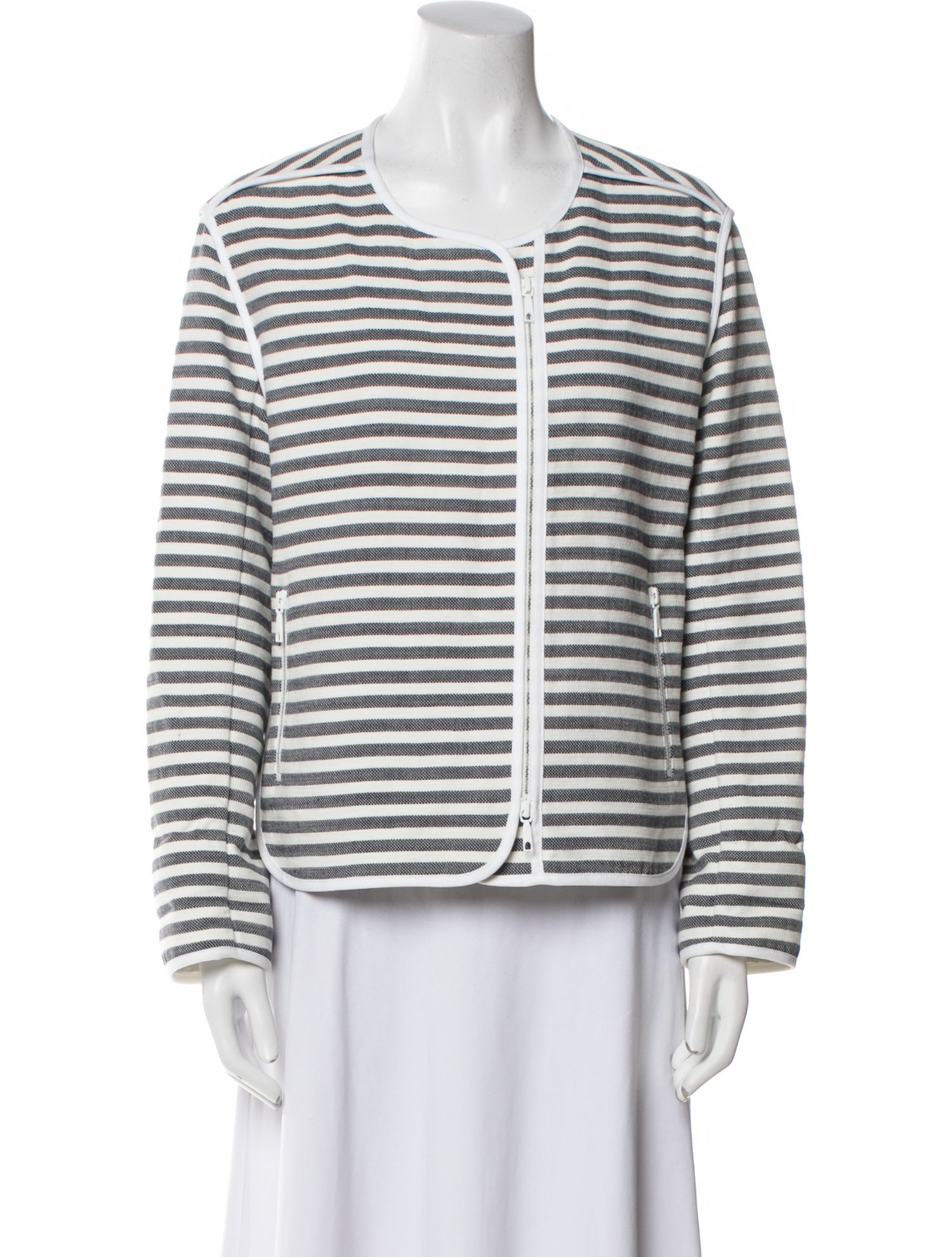 Lafayette 148 Striped Jacket
