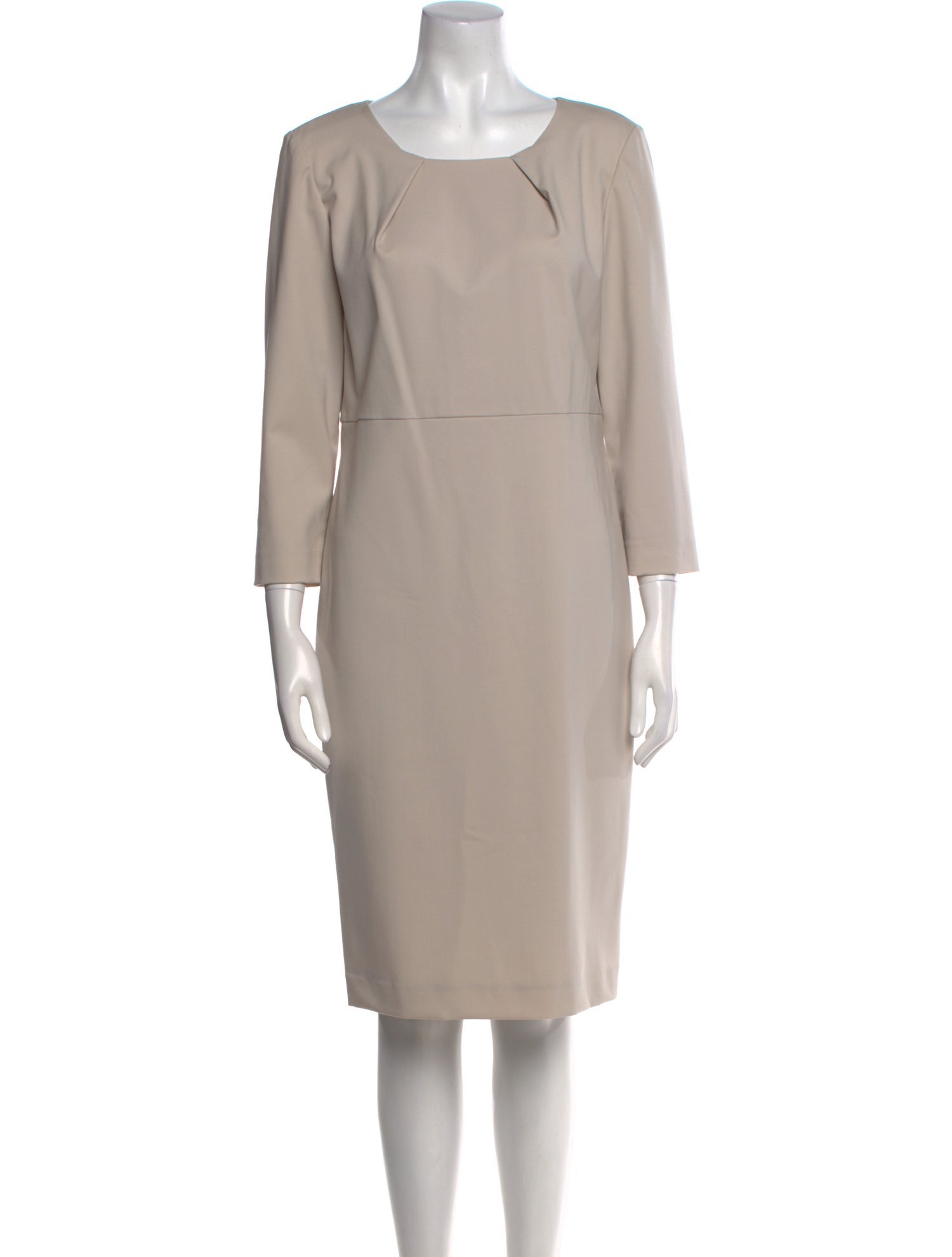 Lafayette 148 Virgin Wool Knee-Length Dress