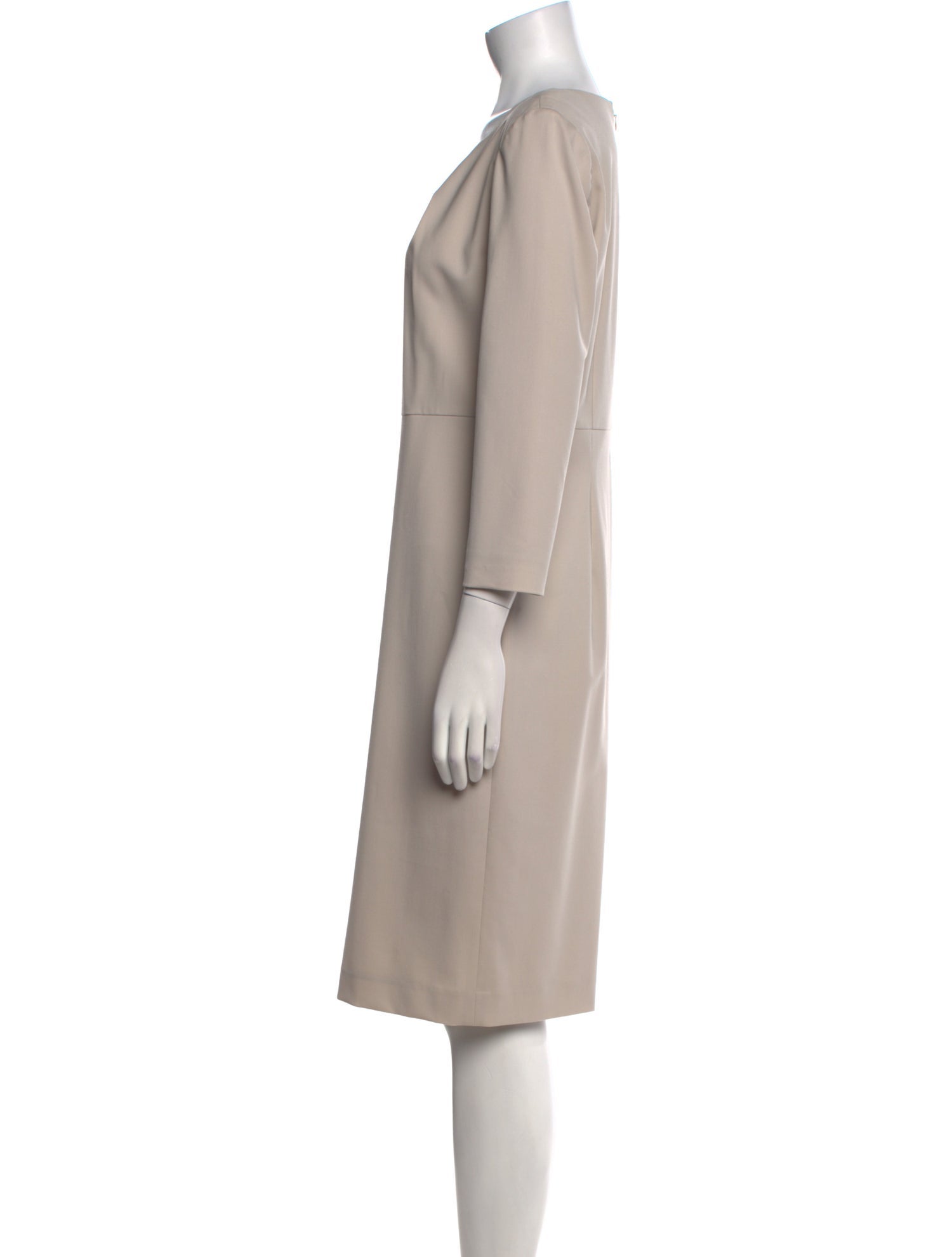 Lafayette 148 Virgin Wool Knee-Length Dress