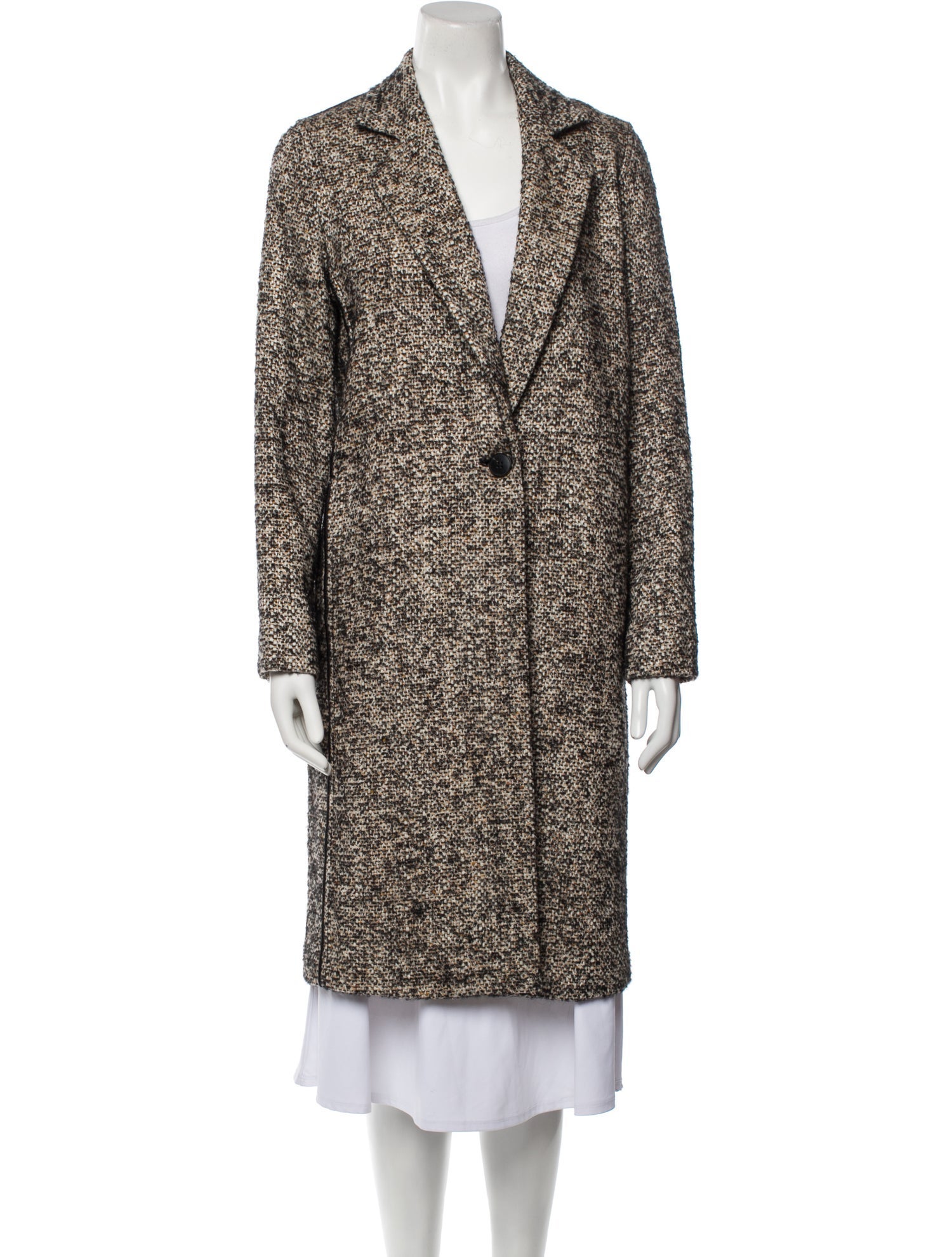 Lafayette 148 Virgin Wool Tweed Pattern Coat w/ Tags