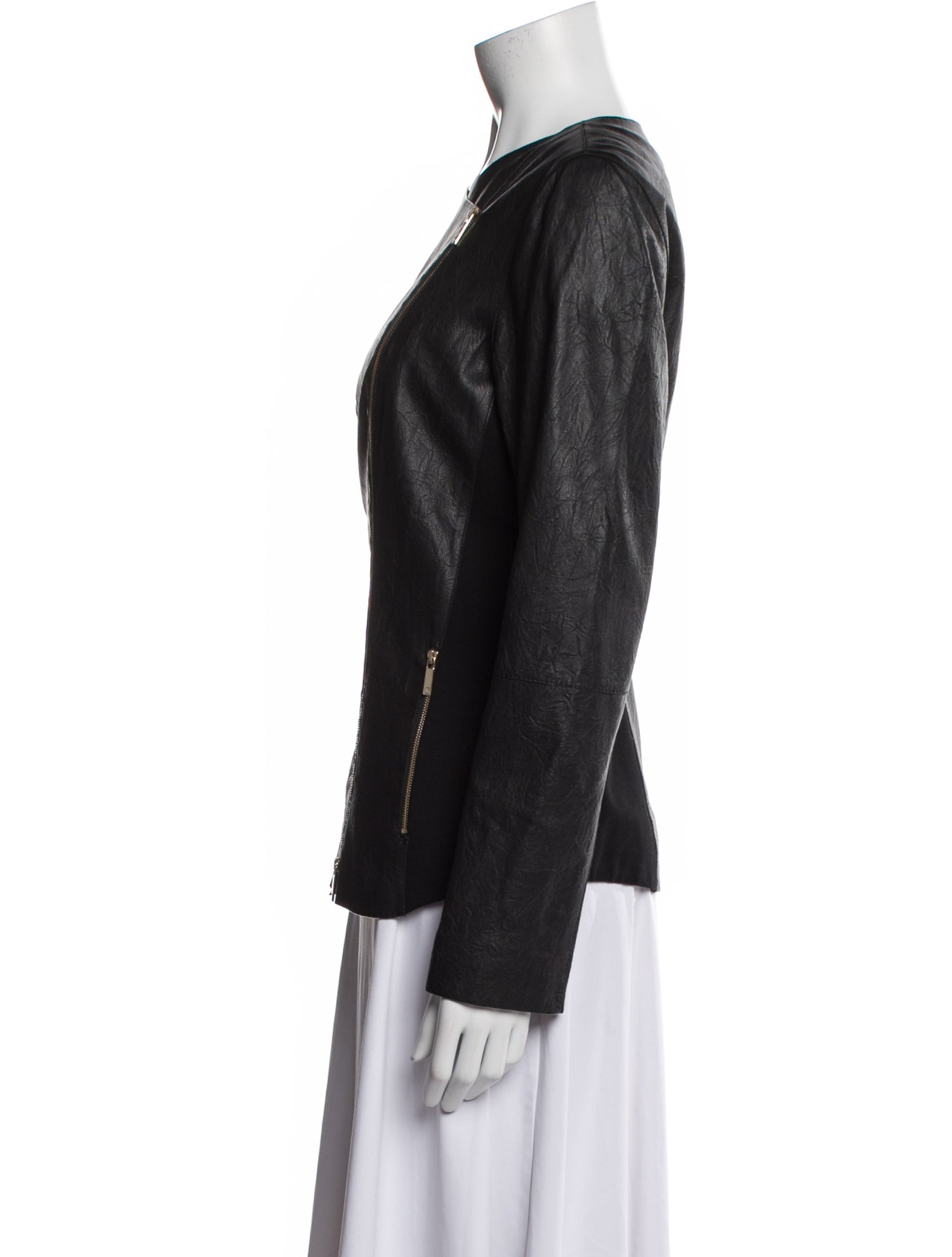 Lafayette 148 Leather Biker Jacket