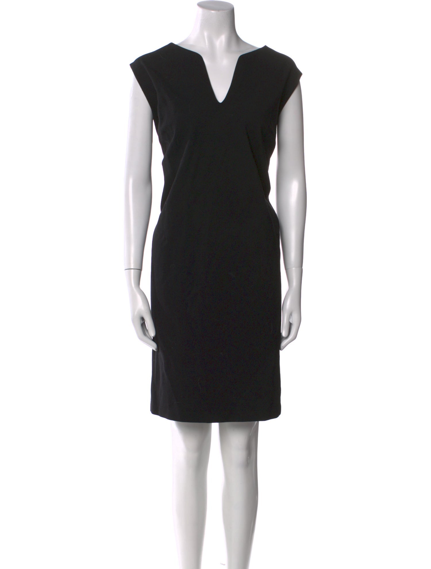 Lafayette 148 V-Neck Knee-Length Dress
