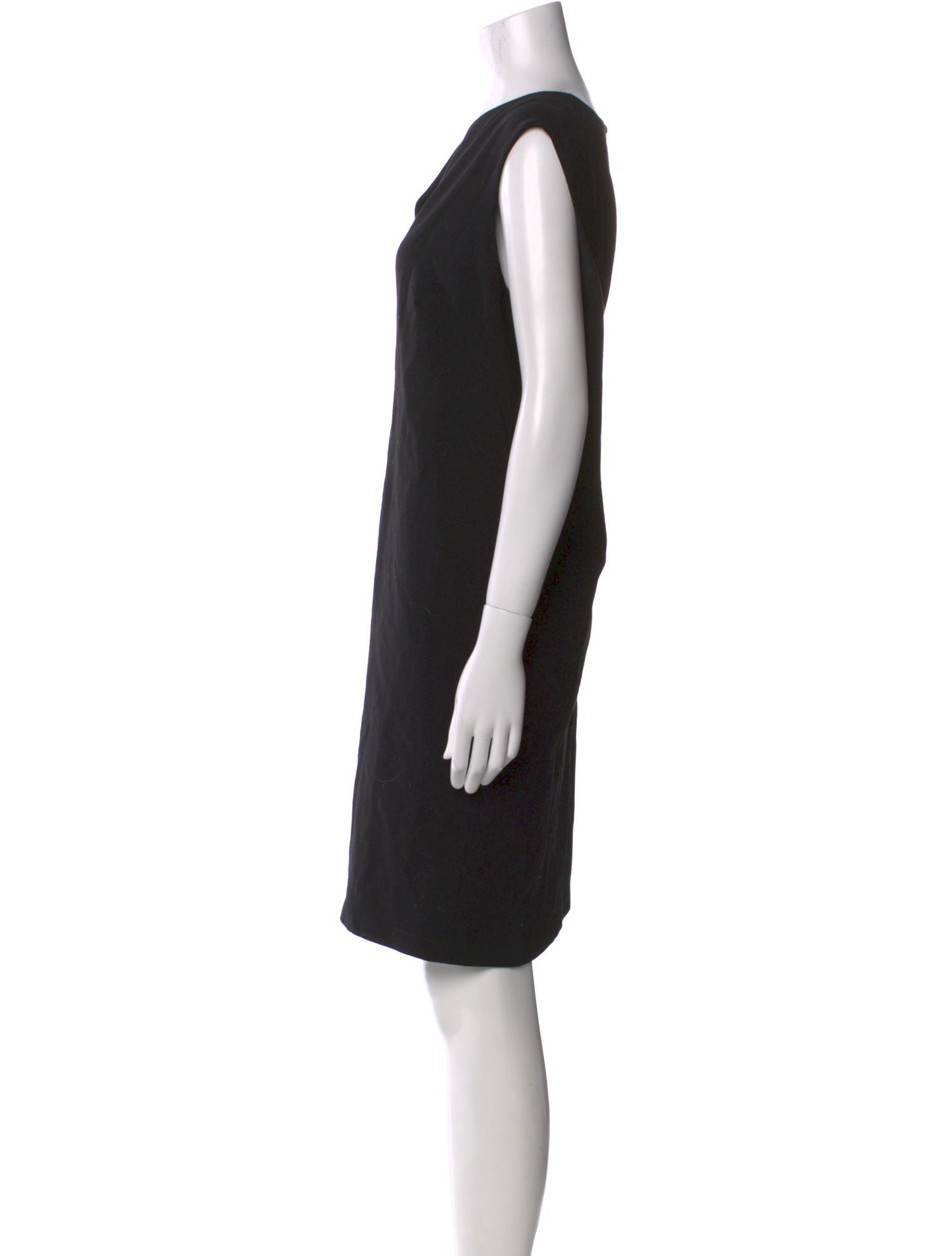 Lafayette 148 V-Neck Knee-Length Dress