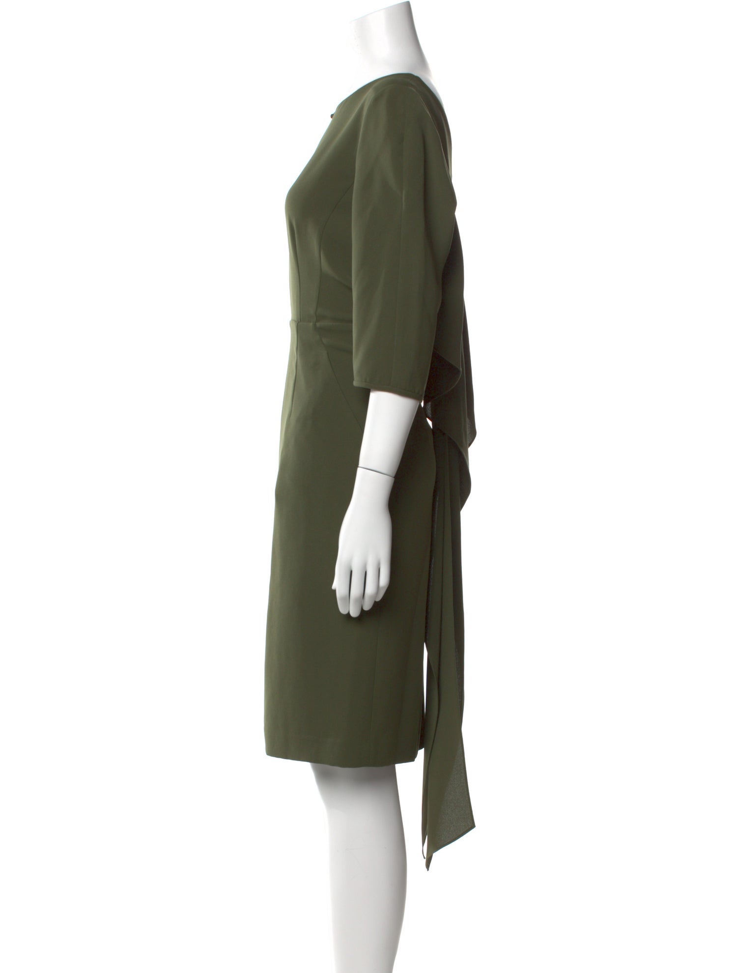 Lafayette 148 Bateau Neckline Knee-Length Dress