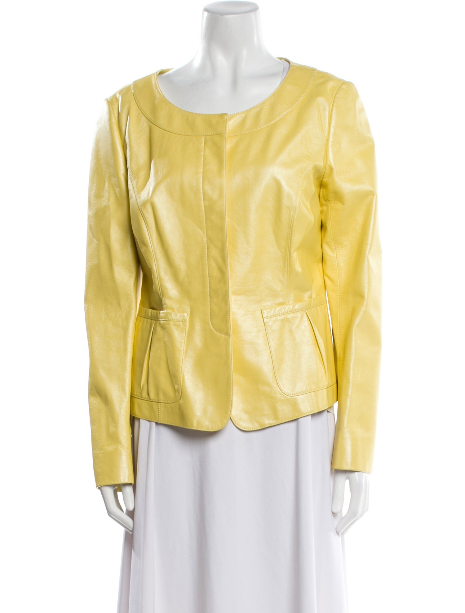 Lafayette 148 Leather Evening Jacket