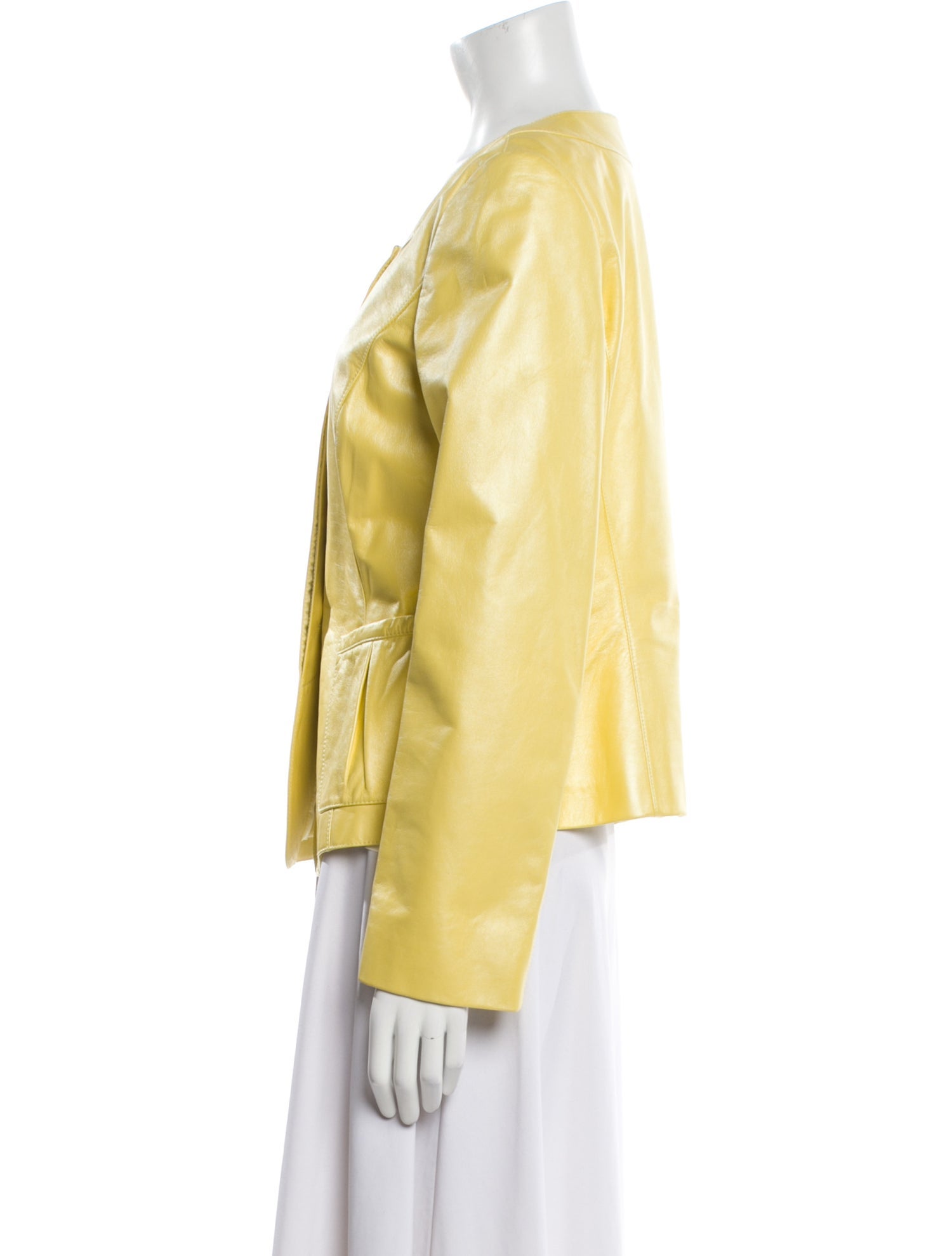 Lafayette 148 Leather Evening Jacket