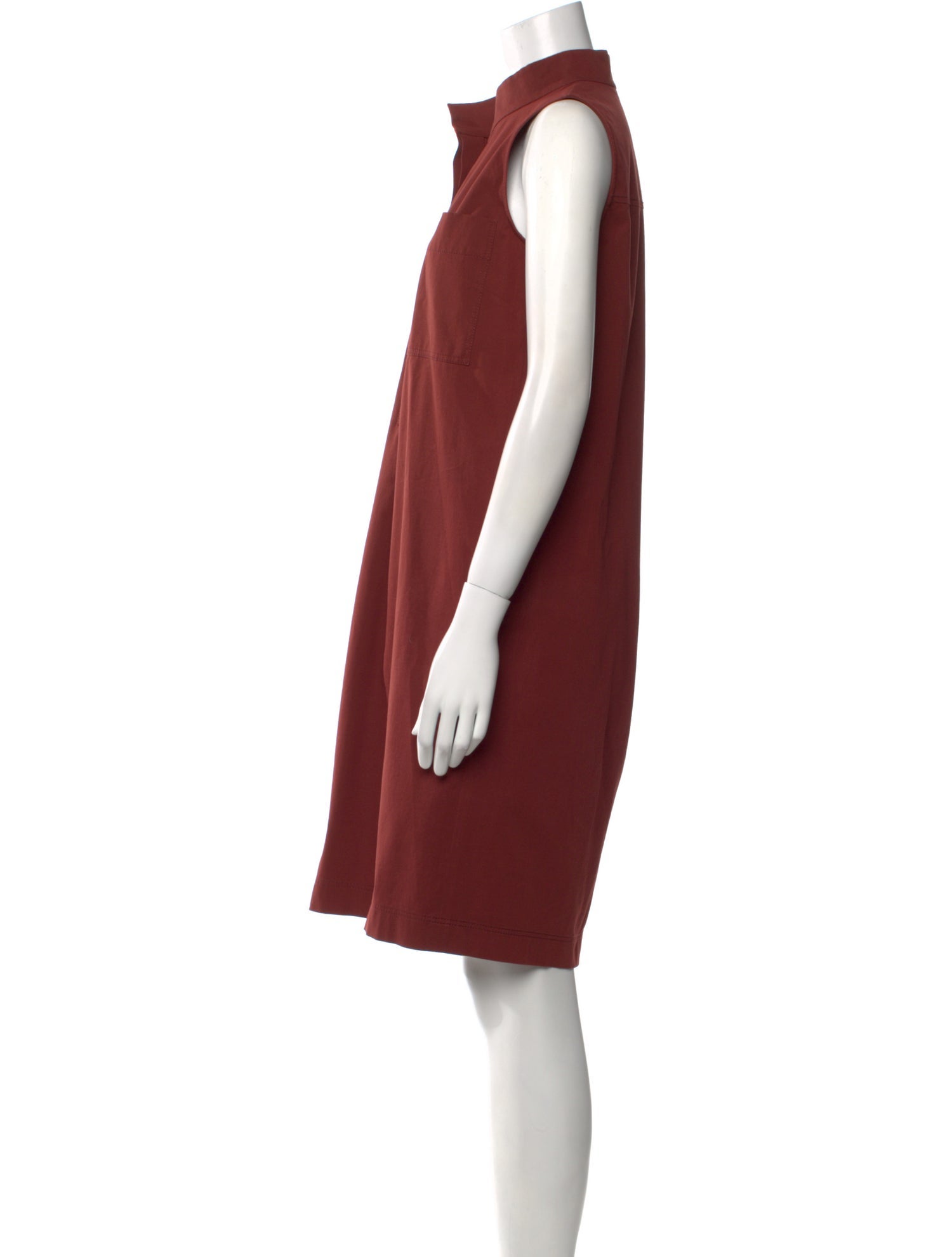 Lafayette 148 Mock Neck Knee-Length Dress