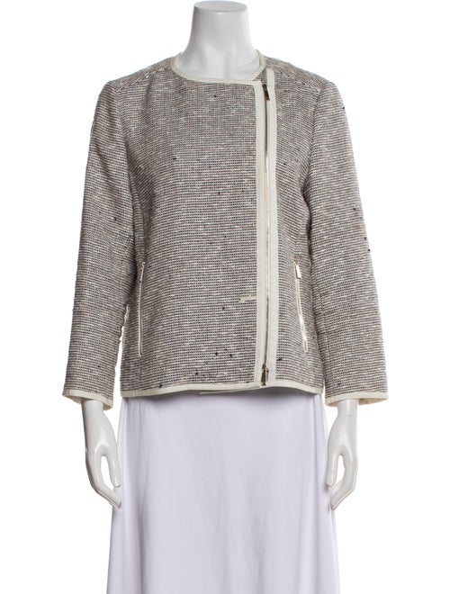 Lafayette 148 Tweed Pattern Evening Jacket