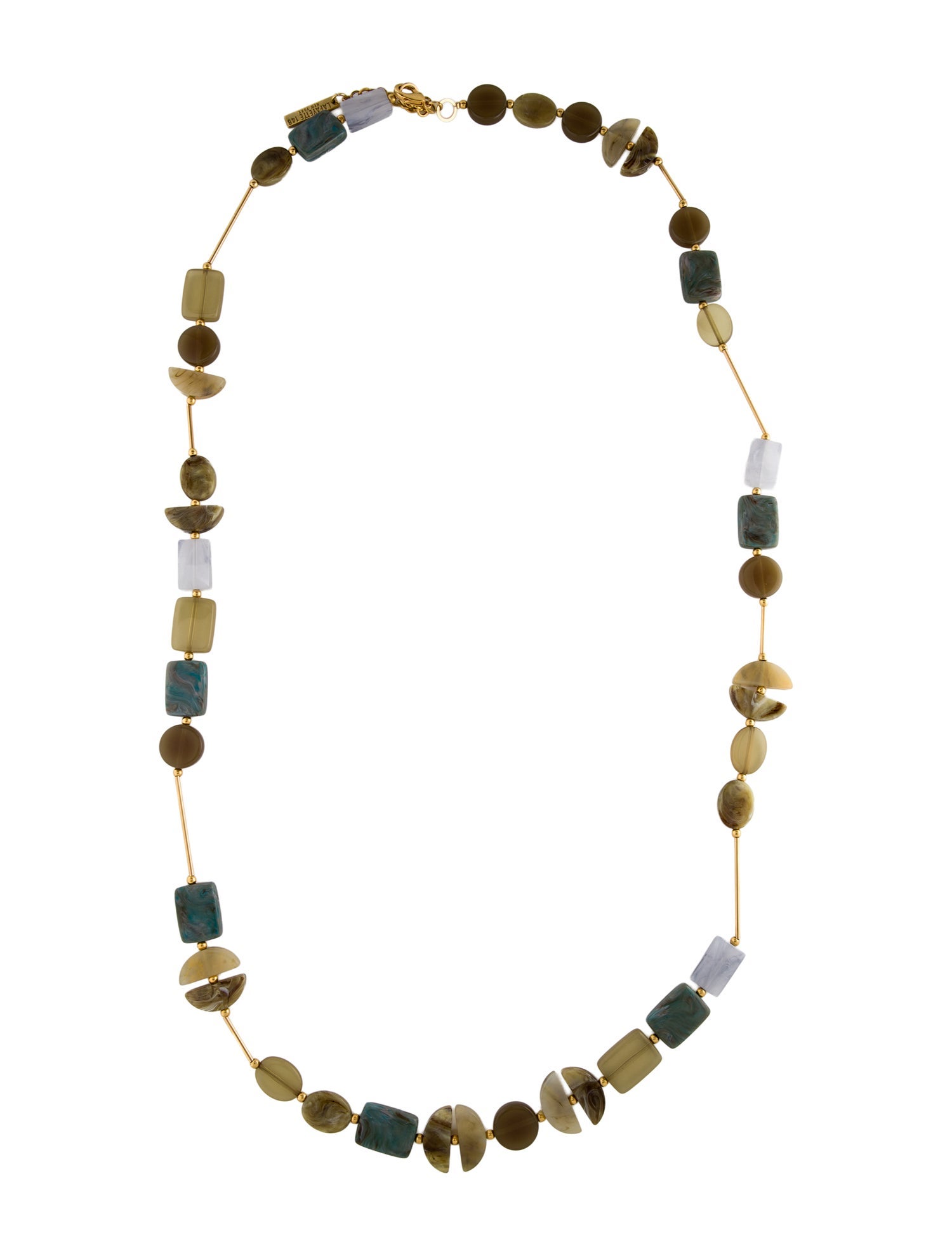Lafayette 148 Resin Long Stoned Necklace