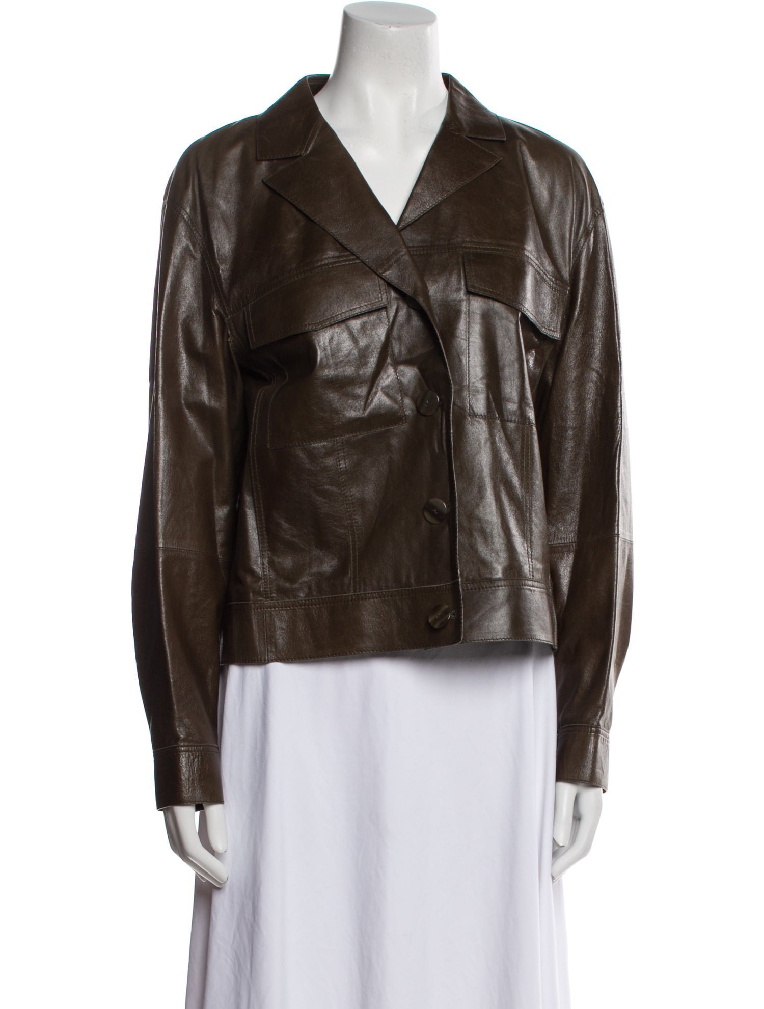 Lafayette 148 Leather Biker Jacket