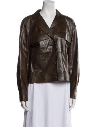 Lafayette 148 Leather Biker Jacket