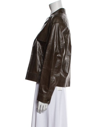 Lafayette 148 Leather Biker Jacket