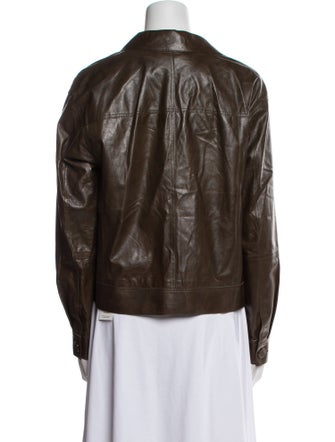 Lafayette 148 Leather Biker Jacket