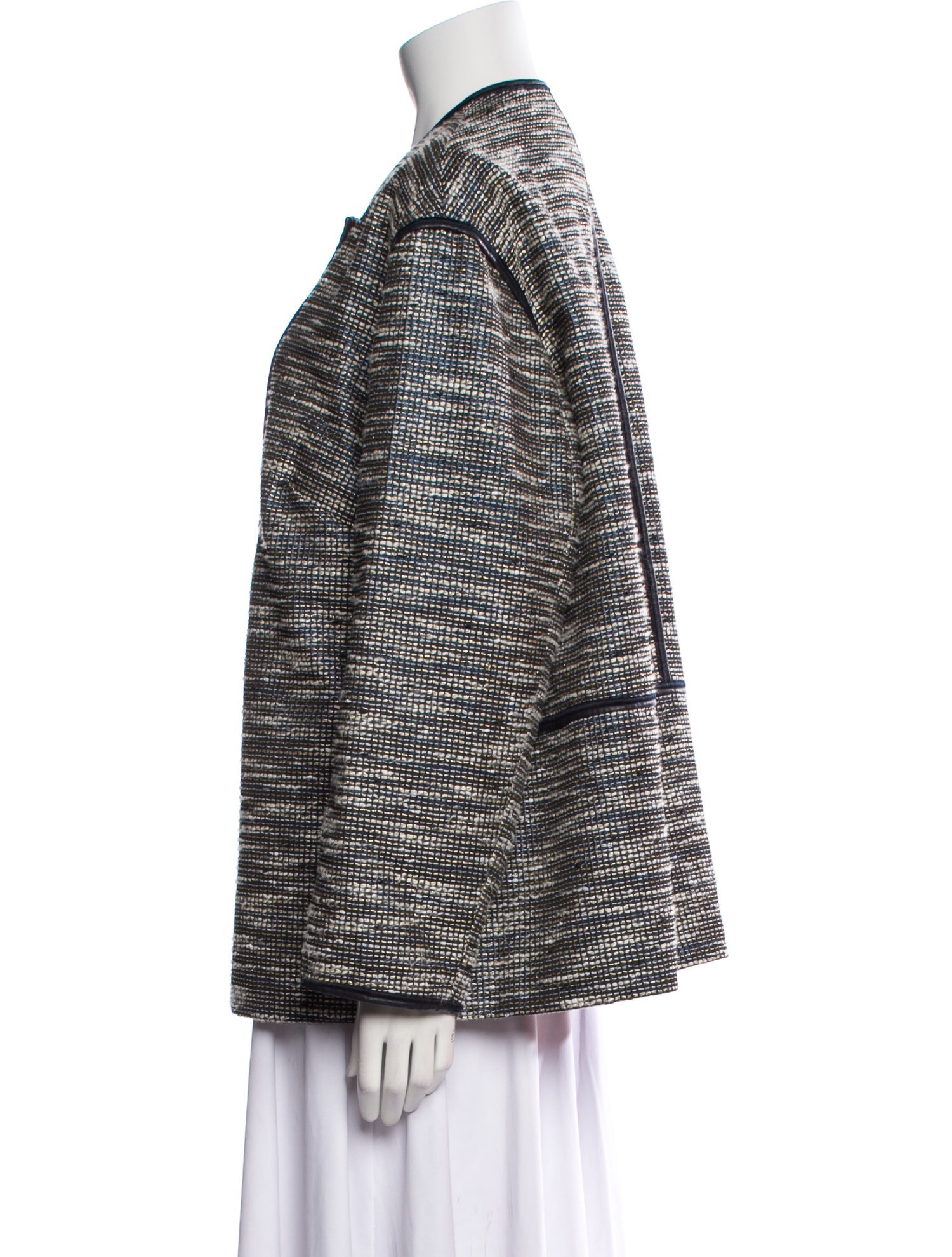 Lafayette 148 Tweed Pattern Evening Jacket