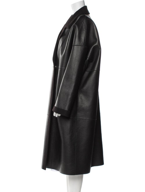 Lafayette 148 Leather Trench Coat