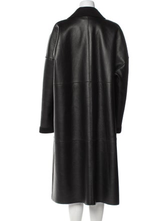 Lafayette 148 Leather Trench Coat