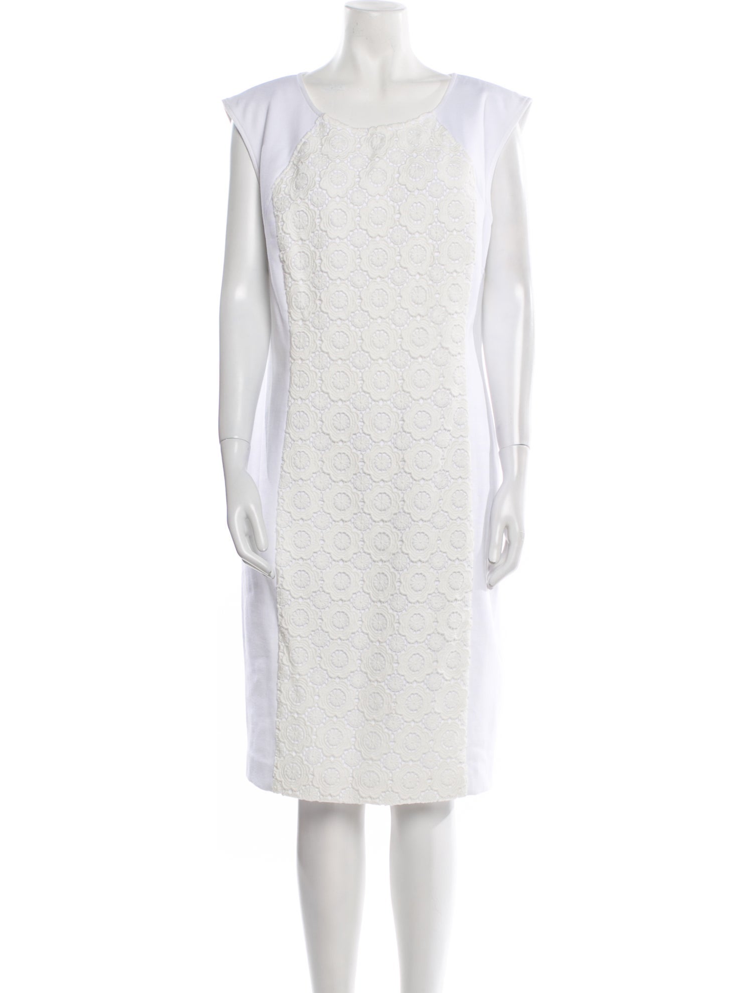 Lafayette 148 Lace Pattern Knee-Length Dress w/ Tags