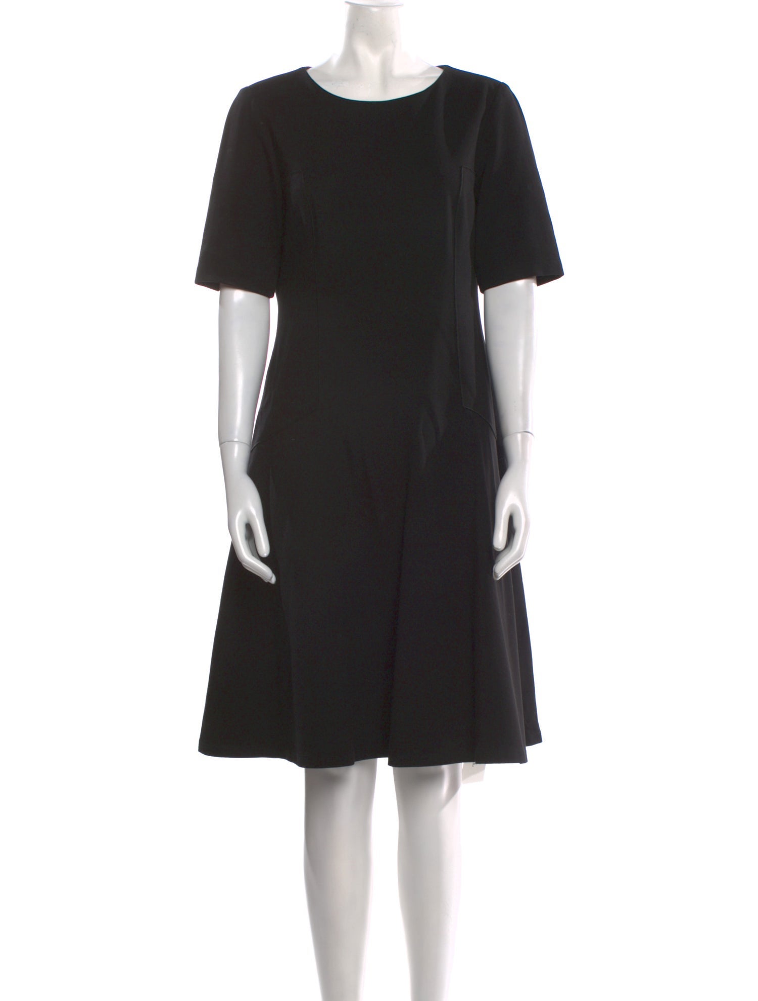 Lafayette 148 Bateau Neckline Knee-Length Dress